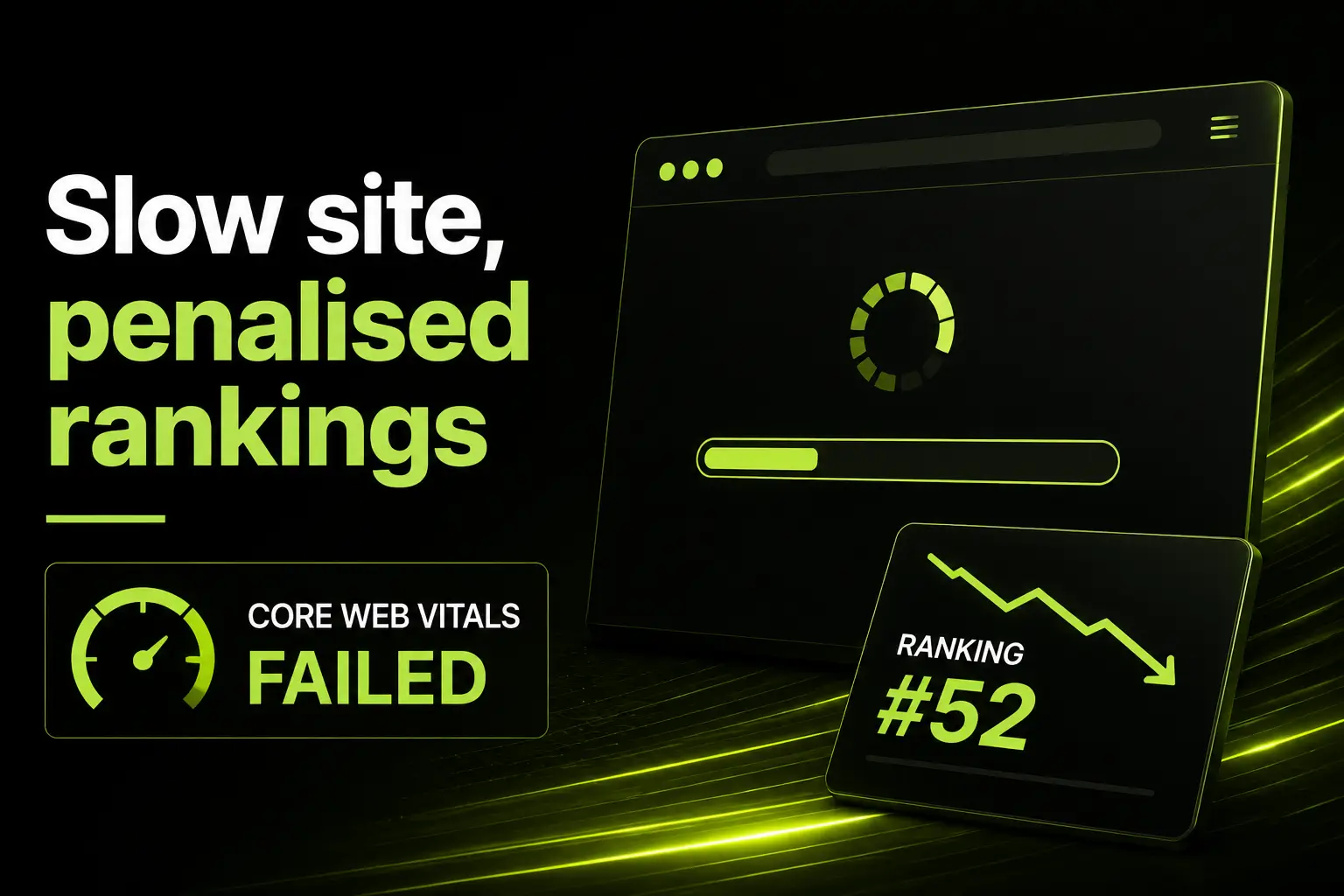 Slow site, penalised rankings