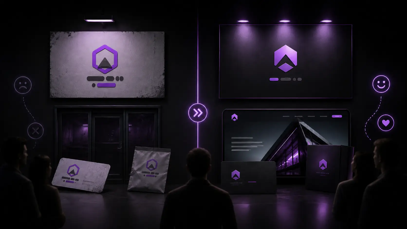 Your logo looks amateur